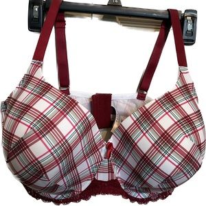 Adore Me plaid bra